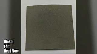 Έλεγχος πορώδους θερμικής αγωγιμότητας από τσόχα νικελίου