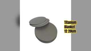 Κουβέρτα από ίνες τιτανίου 12-20um μέγεθος πόρων